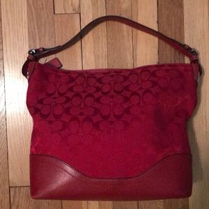 Red Coach Purse